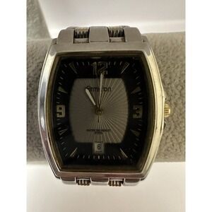 Armitron Steel 20/4329 Mens Watch 32MM 7" New Battery Stainless Q